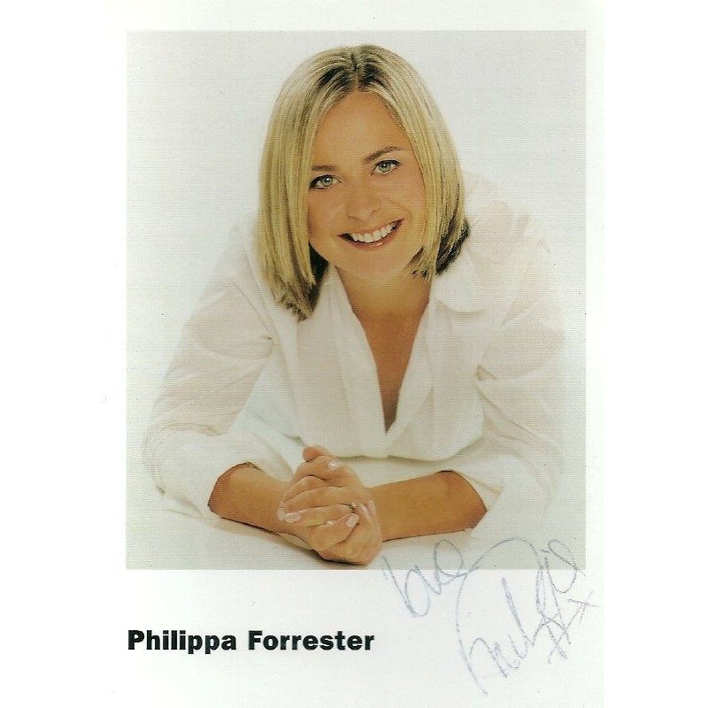 Philippa Forrester autograph
