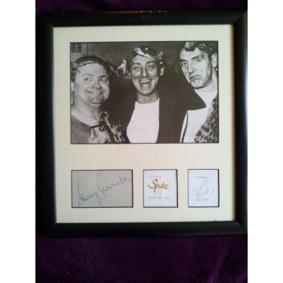 Harry Secombe, Spike Milligan and Eric Sykes autographs