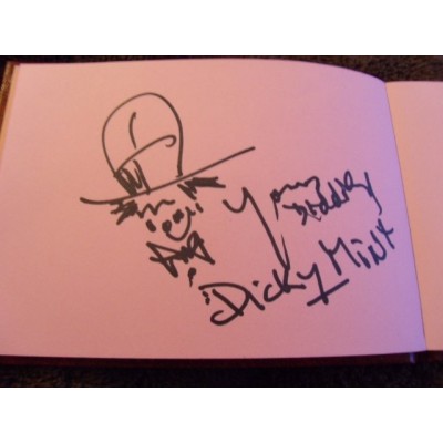 Ken Dodd autograph (Signed as Dicky Mint from the Diddy Men)