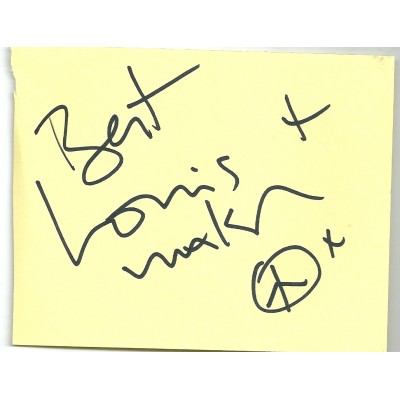 Louis Walsh autograph (The X Factor)