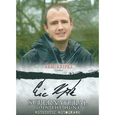 Eric Kripke Signed Trading Card (Supernatural)