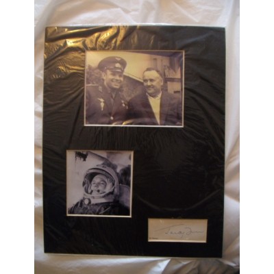 Yuri Gagarin First man in space autograph
