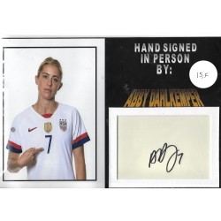 Abigail (Abby)  Dahlkemper Autograph