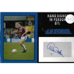 Alan Devonshire autograph (West Ham)