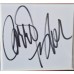 Carrie Fisher autograph AFTAL