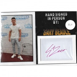 Gary Beadle autograph Geordie Shore 1