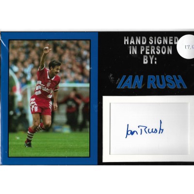 Ian Rush Liverpool  autograph