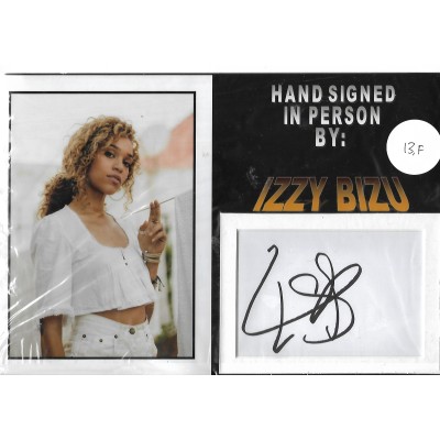 izzy Bizu autograph 