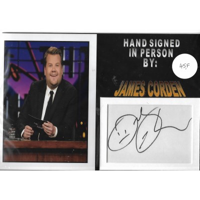 James Corden autograph