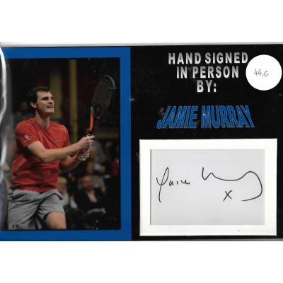 Jamie Murray autograph Tennis 