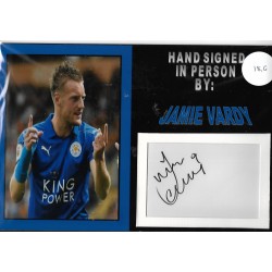 Jamie Vardy autograph Leicester City