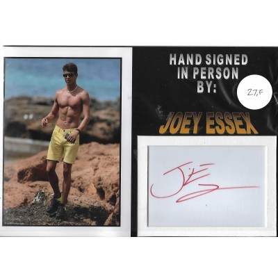 Joey Essex autograph The Only Way is Essex