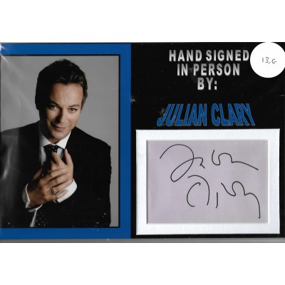 Julian Clary autograph