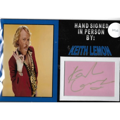 Keith Lemon autograph