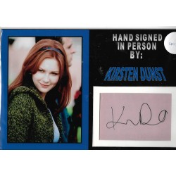 Kirsten Dunst autograph 