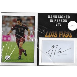 Luis Figo autograph
