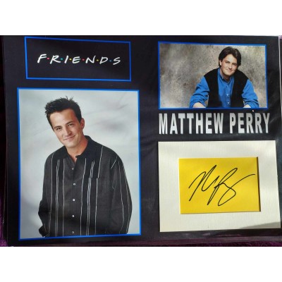 Matthew Perry autograph Friends