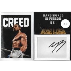 Michael B Jordan autograph Creed 