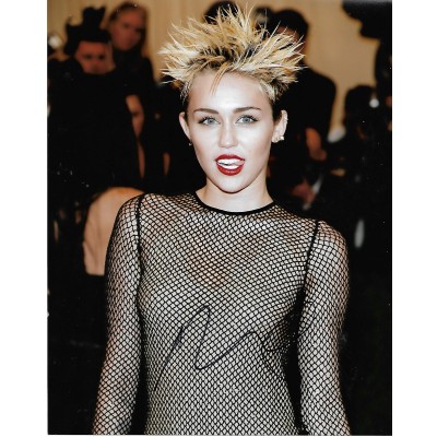 Miley Cyrus autograph Hannah Montana  