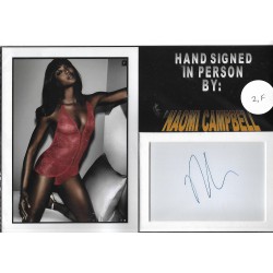 Naomi Campbell autograph model actress 2