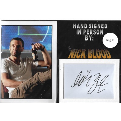 Nick Blood Autograph Marvel Agents of Shield 