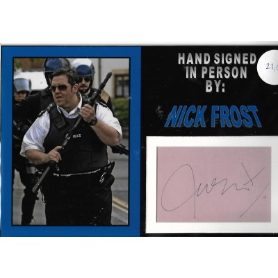 Nick Frost autograph