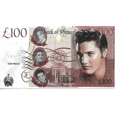 Novelty Note - Elvis Presley £100