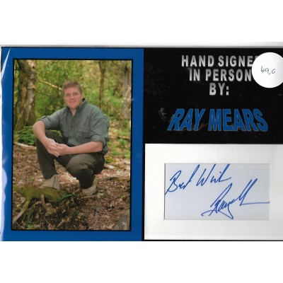 Ray Mears autograph