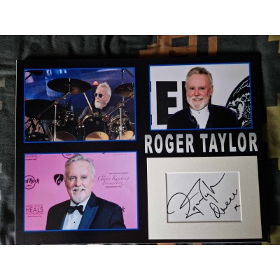 Roger Taylor Autograph Queen