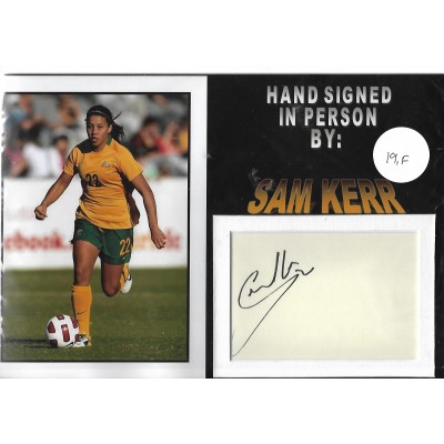 Sam Kerr autograph Footballer