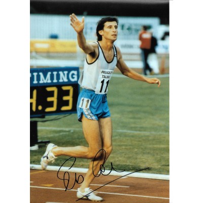 Sebastian Coe autograph