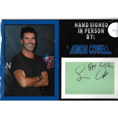 Simon Cowell autograph