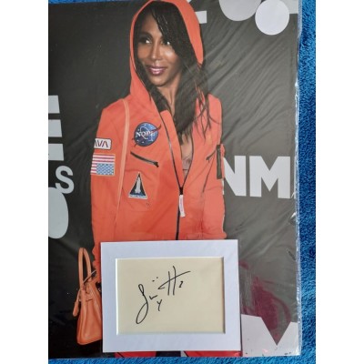 Sinitta autograph AFTAL 