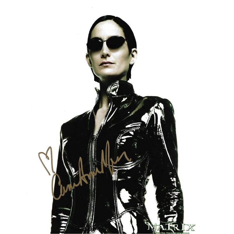 Carrie-Anne Moss autograph
