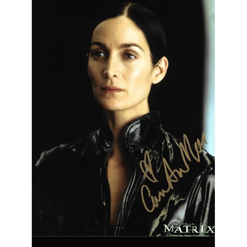 Carrie-Anne Moss autograph
