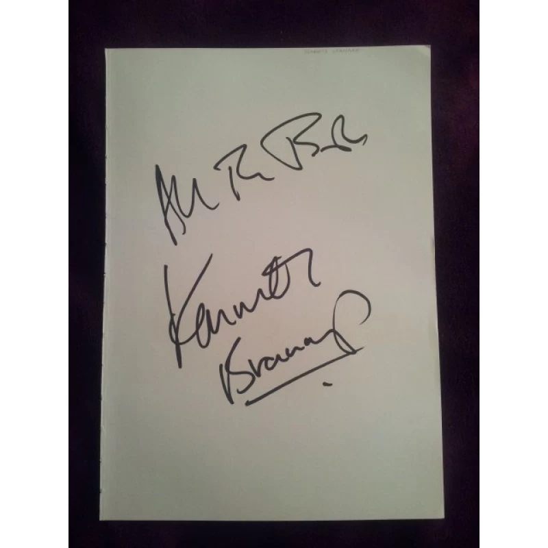 Kenneth Branagh autograph