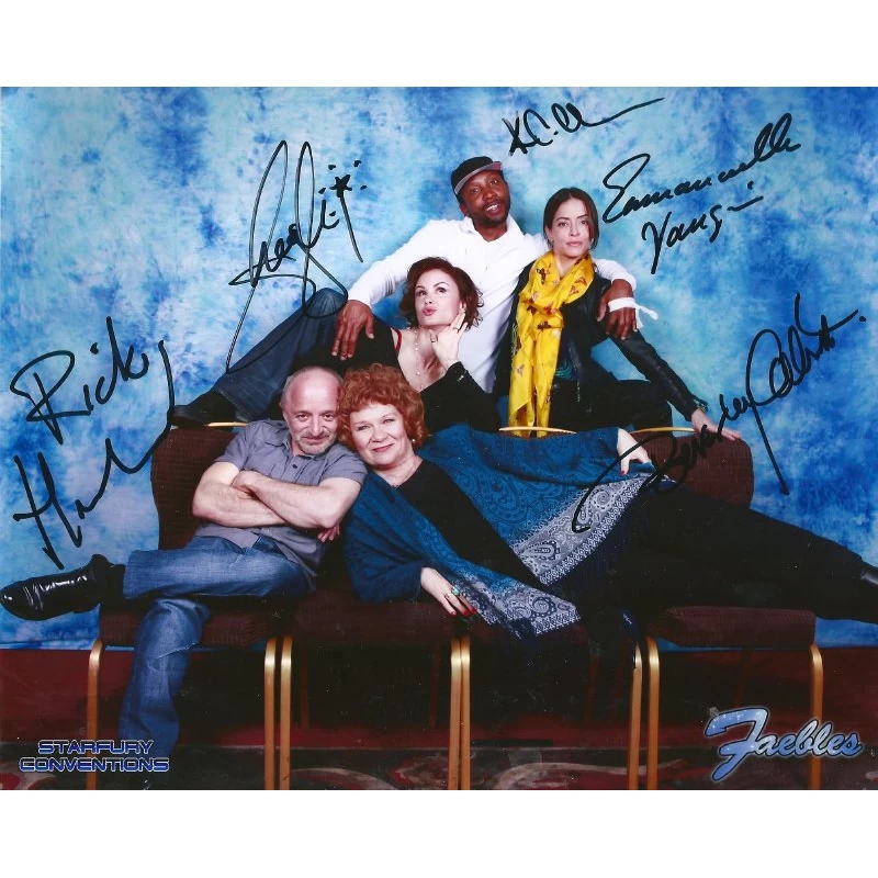Lost Girl and Once Upon A Time cast autograph