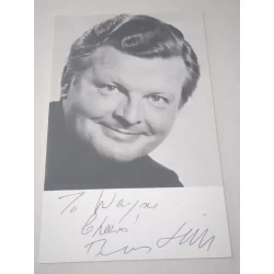 Benny Hill autograph
