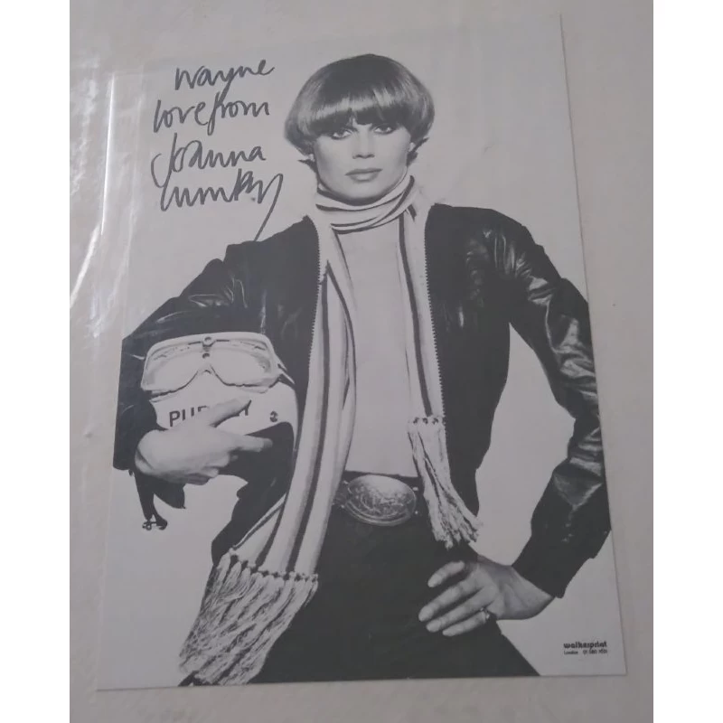 Joanna Lumley autograph