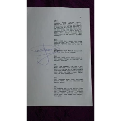 David Jason Signed Script Sheet 1 (Only Fools and Horses) autograph