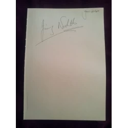 James Nesbitt autograph