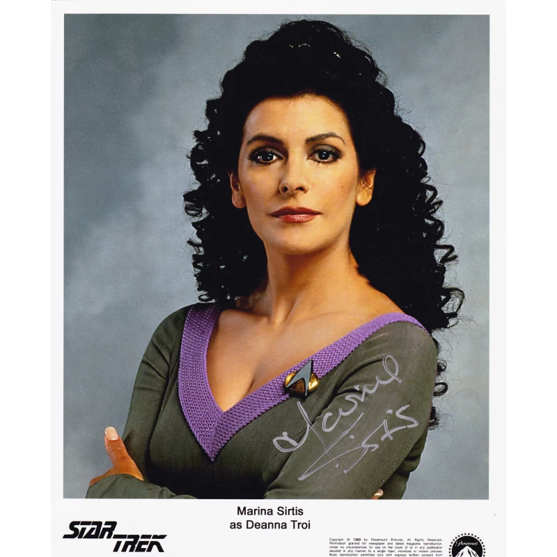 Marina Sirtis autograph