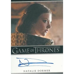 Natalie Dormer Signed Trading Card (Game of Thrones) autograph