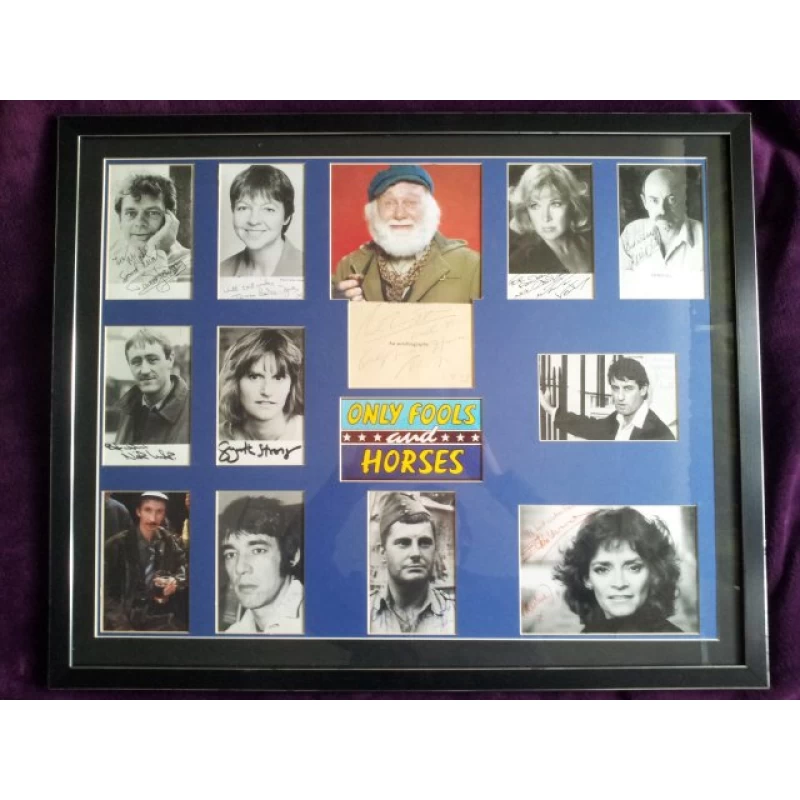 Only Fools and Horses cast autograph