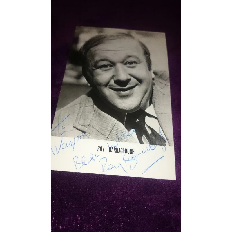 Roy Barraclough autograph