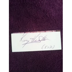 Roy Heather autograph