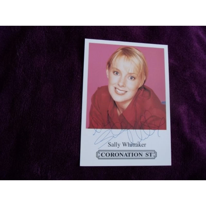 Sally Dynevor autograph