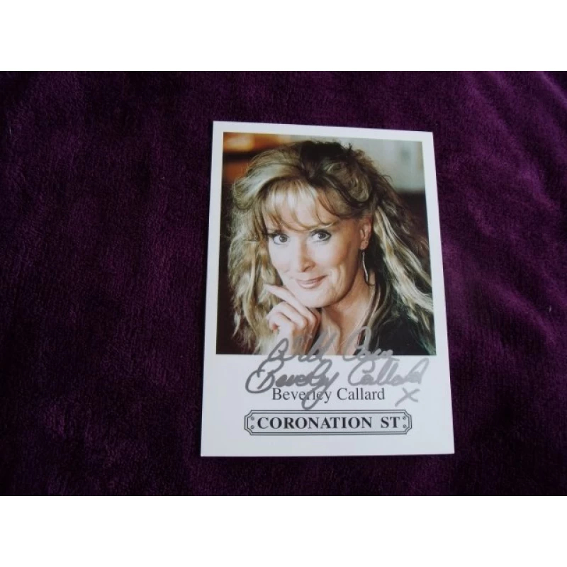 Beverley Callard autograph