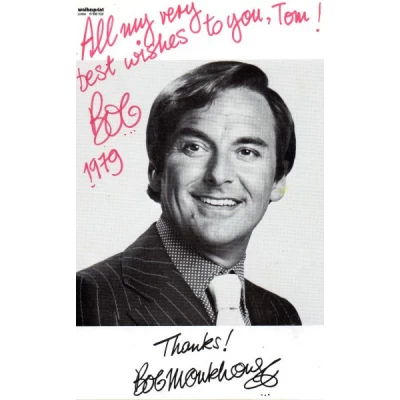 Bob Monkhouse autograph AFTAL (dedicated)