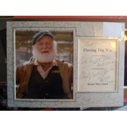 Buster Merryfield autograph